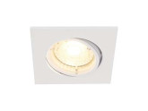 LED inbouwspot Carina vierkant wit GU10 5W 3-pack dimbaar 2700K foto