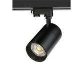 LED railspot 3-fase 10W zwart Tri-White dimbaar foto