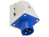 CEE 3P/16A/230V opb wcd blauw met pennen foto