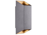 Wandlamp Nico vierkant 2x GU10 antraciet IP54 foto