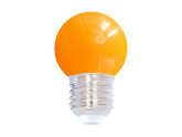 LED kogellamp E27 oranje 1W foto