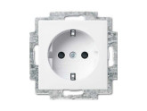 Busch Jaeger WIT inbouw stopcontact wcd RA foto