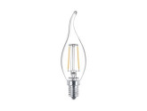 Philips LED tipkaars E14 2-25W 2700K filament helder blister foto
