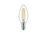 Philips LED kaars E14 6,5-60W 2700K filament helder blister foto