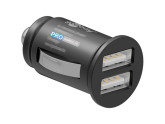 USB autolader dubbel 12V-24V 4,8A foto