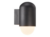 Wandlamp Heka E27 zwart IP54 foto