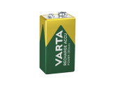 Varta NiMH oplaadbare batterij E 9V 200mA blister(1) foto