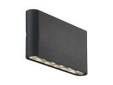 LED Wandlamp Kinver zwart 8,5W 3000K IP54 foto