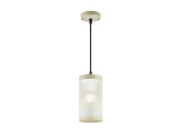 Hanglamp E27 Coupar zandkleur 13cm foto