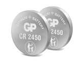 GP CR2450 lithium knoopcel batterij 3V blister(2) foto
