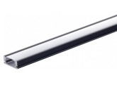 LED profiel opbouw 17.4x7mm 2m mat zwart foto