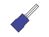 Kabelschoen pen blauw foto