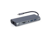 USB-C 7-in-1 multi adapter USB-C dock 7-voudig foto