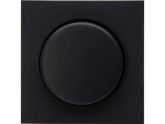 Kopp HK07 PURE mat zwart afdekplaat + knop dimmer foto