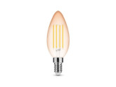 Modee LED kaars E14 4-33W 1800K filament amber foto