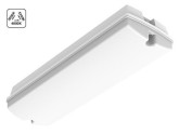 LED Portiek armatuur 4-8W CCT opaalkap IP65 + daglichtsensor foto