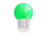 LED kogellamp E27 groen 1W foto