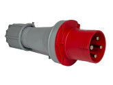 CEE 4P/63A/400V stekker rood foto