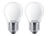 Philips LED kogel E27 2,2-25W 2700K filament mat blister(2) foto
