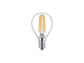 Philips LED kogel E14 6,5-60W 2700K filament helder blister foto