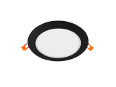 LED panel downlight 12W 3000K incl. driver zwart foto