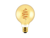 Nordlux LED Globe G95 E27 4,9-35W 2200K filament spiraal gold dimbaar foto