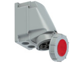 CEE 5P/63A/400V opbouw wcd rood IP-67 foto