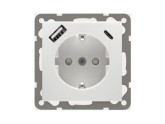 PEHA Badora LW stopcontactwcd  RA + USB +USB-C foto
