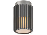 Plafondlamp Aludra E27 zilver antraciet IP54 foto