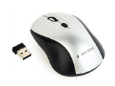 Draadloze optische muis zwart/zilver foto