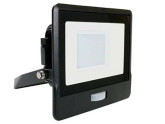 V-TAC LED Bouwlamp 30W 3000K zwart met sensor + kabelinvoer foto
