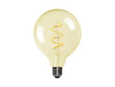 LED Globe G95 E27 4-25W 2200K filament spiraal gold dimbaar foto