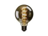 LED Globe G125 E27 4-20W 2200K filament spiraal grey dimbaar foto