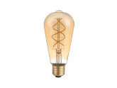 LED ST64 E27 4-20W 2200K filament spiraal gold dimbaar foto
