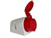 CEE 5P/32A/400V opbouw wcd rood foto