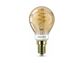 Philips LED kogel E14 2,6W-20W 2000K filament gold dimbaar blister foto