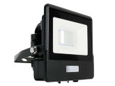 V-TAC LED Bouwlamp 10W 3000K zwart met sensor + kabelinvoer foto