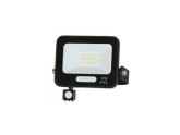 LED Bouwlamp 10W 6000K zwart + sensor foto