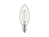 Philips LED kaars E14 2-25W 2700K filament helder foto