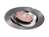LED inbouwspot 8,2W DimToWarm 96mm rond verstelbaar geschuurd staal foto