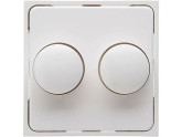 Kopp HK07 WIT afdekplaat + knop DUO dimmer foto