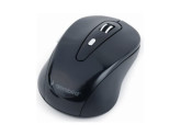 Draadloze optische muis zwart met zijknoppen foto
