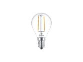 Philips LED kogel E14 2-25W 2700K filament helder foto
