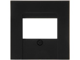 Kopp HK07 PURE mat zwart afdekplaat USB foto