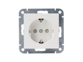 Kopp HK07 WIT inbouw stopcontact wcd RA + kinderbeveiliging foto