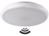 LED Plafonniere 265mm wit 16W Tri-White IP65 + sensor foto