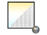 LED backlit paneel zwart 60x60cm 30W 4050Lm Tri-White foto
