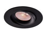 LED inbouwspot 8,2W DimToWarm 96mm rond verstelbaar zwart foto