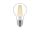 Philips LED GLS E27 8,5-75W 2700K filament helder blister foto