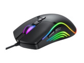 Optische gaming muis bedraad USB RGB licht zwart foto